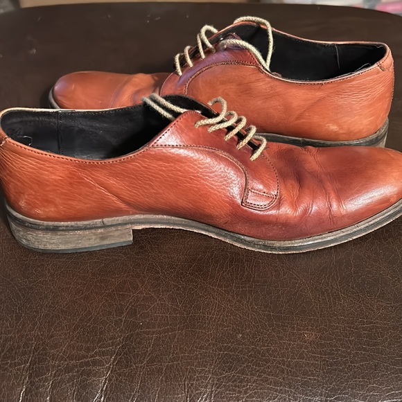 Leather shoes Men Mario Luisa made in Italy lace up men’s leather size 43 SHOES - Picture 1 of 9